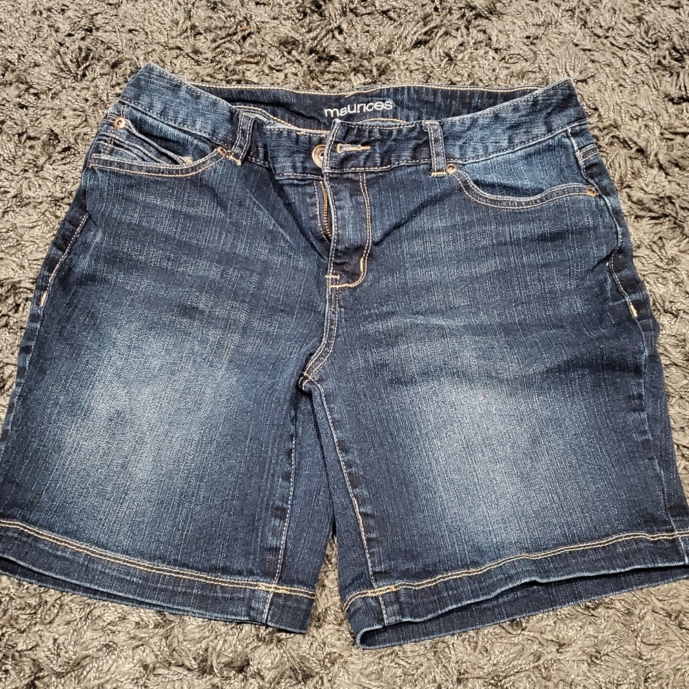 Denim shorts